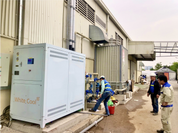 Máy làm lạnh nước 50hp - Nước giải  nhiệt