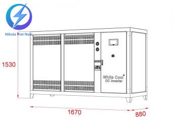 Chiller DC inverter 15hp - Nước Giải Nhiệt