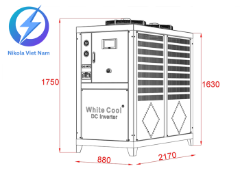 Chiller DC inverter 20hp - Gió Giải Nhiệt